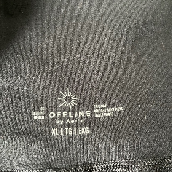 OFFLINE by AERIE Black Leggings Size XL - Picture 5 of 12